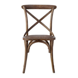 Hyde Ash Grey Wood Dining Chair (Set of 2) - Dining Chairs