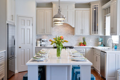 Inspiration for a transitional kitchen in Other.