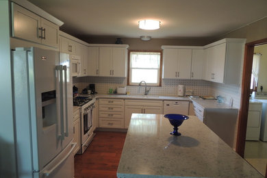 Example of a trendy kitchen design in Other
