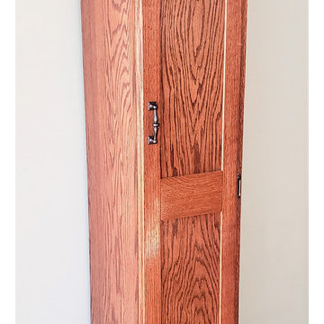 Red Oak Tower Cabinet