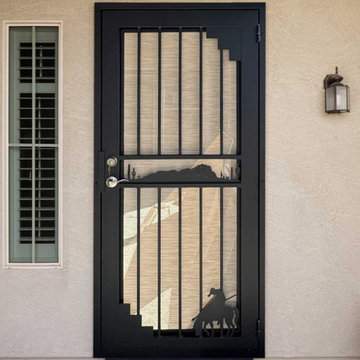 Trail’s End Iron Security Door