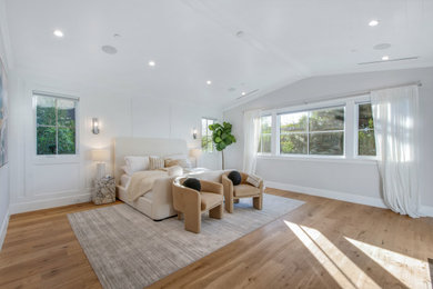 Transitional bedroom photo in Orange County