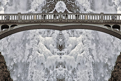 Mirror 027 no. 3/11 30x20 Framed Canvas