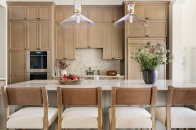 Kitchen - mediterranean kitchen idea in Austin