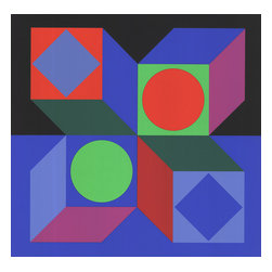Victor Vasarely, Untitled, Artwork - Prints And Posters