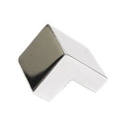 Top Knobs Asbury Collection Square Knob 5/8" Polished Nickel M1320 - Cabinet And Drawer Knobs