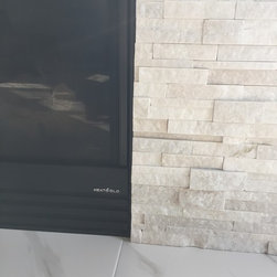 Stone Gas Fireplace - Indoor Fireplaces