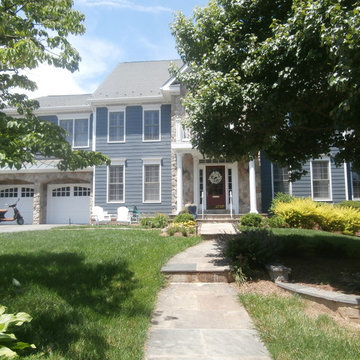Bethesda, Md. James Hardie Evening Blue Siding