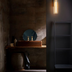 Reeded Long LED Bathroom Wall Light - Wall Lights
