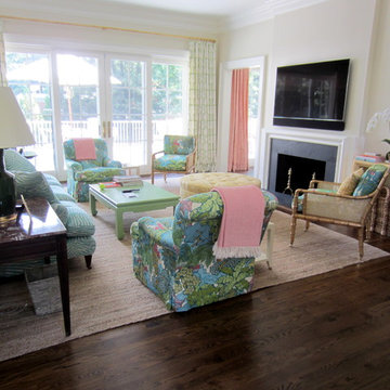 LATTINGTOWN: SELECT WHITE OAK INSTALLED/FINISHED W DARK WALNUT STAIN + TUNG OIL
