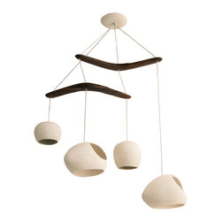 lightexture - Claylight Boomerang Large, Incandescent - Chandeliers