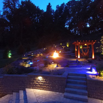 Ultimate Outdoor Living & Entertaining Backyard Paradise at night!!!