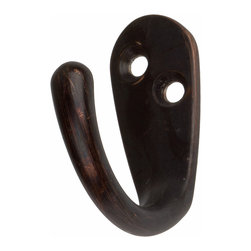 GlideRite Hardware - Antique Brass Robe and Coat Hooks, Oil Rubbed Bronze - Wall Hooks