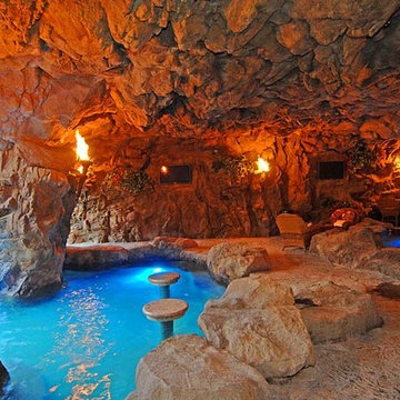 Naturalistic Pools with Grotto