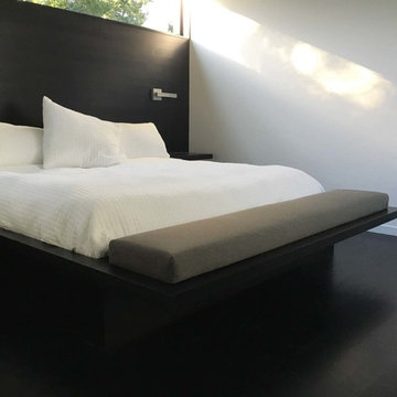 Footboard Cushion, Custom Built-in Bed, St. Louis Park MN Home, New Build