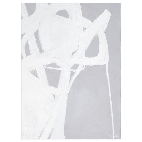 Dive In Abstract Art Area Rug, 7.5'x10.3'