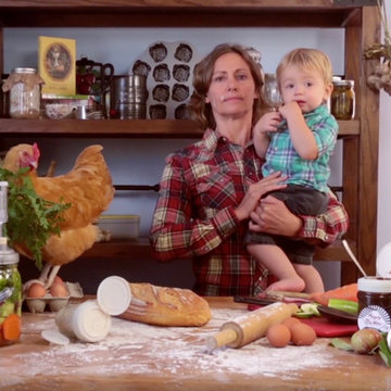 Erica Leatherman, the urban homesteader.