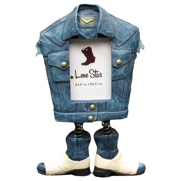 Photo Frame, Denim Jacket With Boots