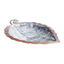 Achla Desins Aspen Leaf Birdbath - Bird Baths