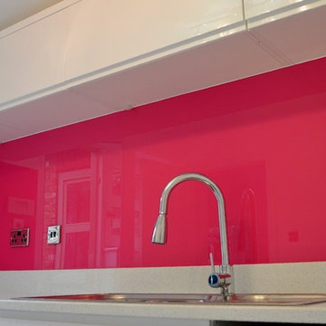 "COLOURED GLASS COLLECTION" glass kitchen splashbacks by CreoGlass