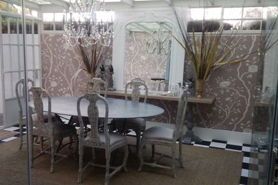 Inspiration for a timeless dining room remodel in Other
