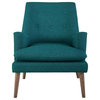 Ronan Teal Upholstered Lounge Chair