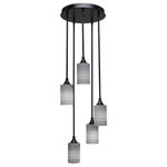 Toltec Lighting - Toltec Lighting 2145-MB-4062 Empire - Five Light Mini Pendant - No. of Rods: 4Assembly Required: TRUE Canopy Included: TRUE