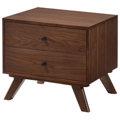  Glory Furniture Louis Phillipe 3 Drawer Nightstand in Oak :  Home & Kitchen