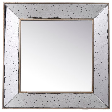 Marion Wall Mirror, Silver
