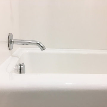 White Kohler Purist Bath