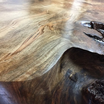 Custom Maple Live Edge End Table