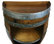 Split Barrel Shelf, handcrafted with reclaimed wine barrel, 36"H x 26"W x 13"D