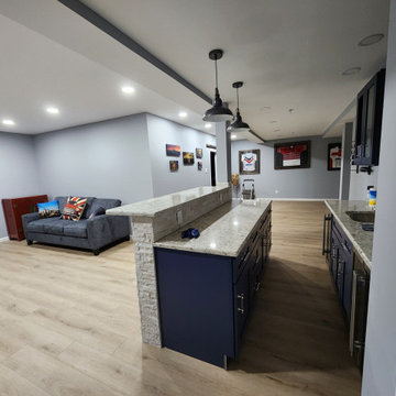 Basement remodel in Doylestown, PA