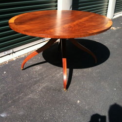 Vintage Art Deco Oval Table-1920s - Dining Tables
