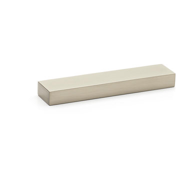 Alno A440-4 Tempo 4" Center to Center Modern Linear Solid Brass - Satin Nickel