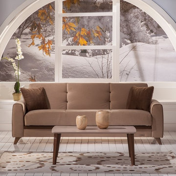 Fabio Sofa Sleeper | Plato Light Brown