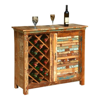 Rustic wine bar cabinet new arrivals