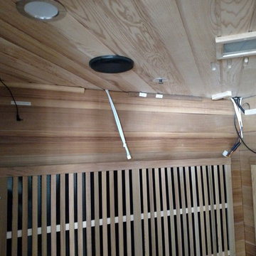 Jeff's sauna installation
