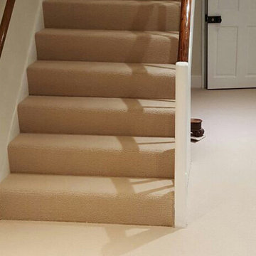 Supply & Install Beige Carpet to Stairs