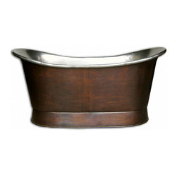 Copper Bateau Bathtub - Bedroom Products