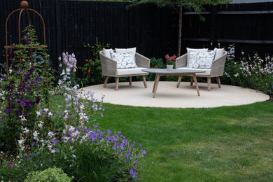 This is an example of a country patio in Surrey.