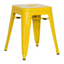 Alfresco Steel Side Chair | Yellow (Set of 4) - Dining Chairs