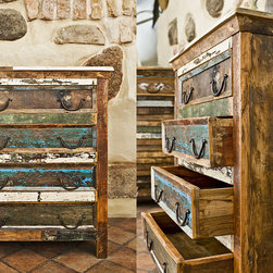 Reclaimed Wood Furniture from Crete - アクセントチェスト・キャビネット