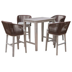 Tropical Outdoor Pub And Bistro Sets by Vig Furniture Inc.