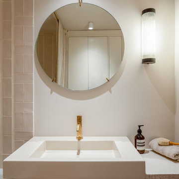 Contemporary whole apartment renovation, Central London
