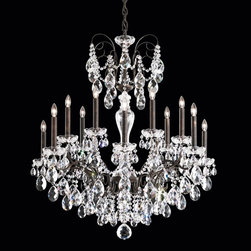 Beautiful Schonbek Sonatina 14 Light Crystal Chandelier in  Traditional style - Lighting