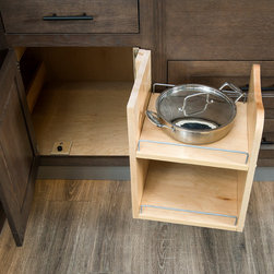 Base Pots and Pans, Blind Corner Pullout - Kitchen Cabinetry