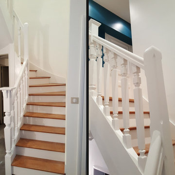 Rénovation d'un escalier en bois, à Nantes (44)