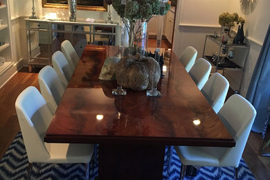 Trendy dining room photo in New York