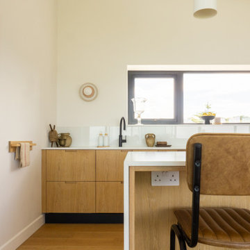 Japandi Style Oak Handmade Kitchen
